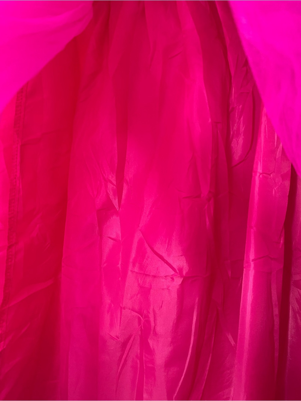 Hot Pink Tulle Midi Skirt - Picture 6 of 7